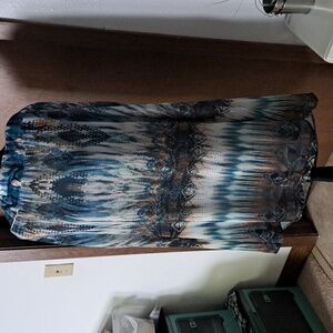 Tribal XL skirt. Embellishments on the front.  Waist is 19 one side.  35 long.